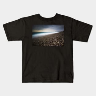 Unique landscape photography of Taiwan shoreline in a moody style Kids T-Shirt